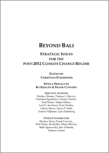Beyond Bali: Strategic Issues for the Post-2012 Climate Change Regime (Centre for European Policy Studies) Christian Egenhofer, Markus Ahman and Thomas L. Brewer